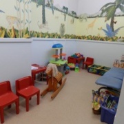 An interior image of the Orthoptics room at Singleton Hospital