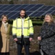 VIPs at solar farm
