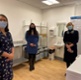 Three women standing in a room at Singleton Hospital