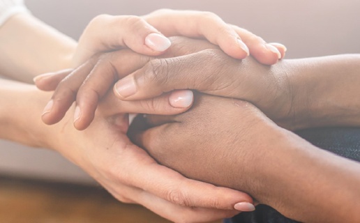 a picture of holding hands