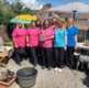 The Talbot Road Dental team stood in their garden with an award