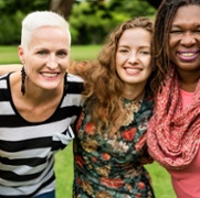 smiling women