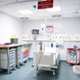 A newly-constructed resuscitation bay, containing lots of hospital equipment