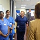 The Minister meets some of the nursing staff at Neath Port Talbot Hospital, and welcomes our international nurses, who were also quick to praise the digital systems.