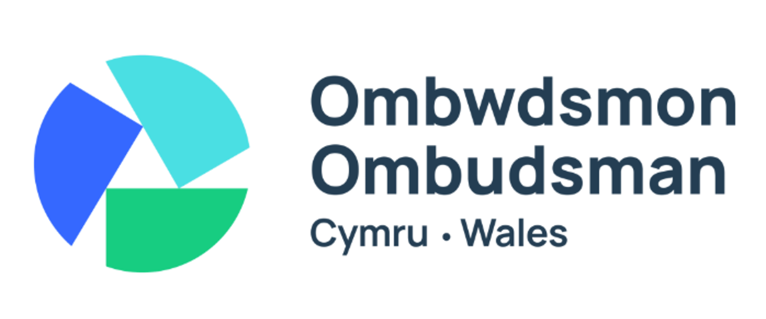 An image of the Obudsman for Wales logo.