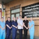 Members of staff stood outside the centre