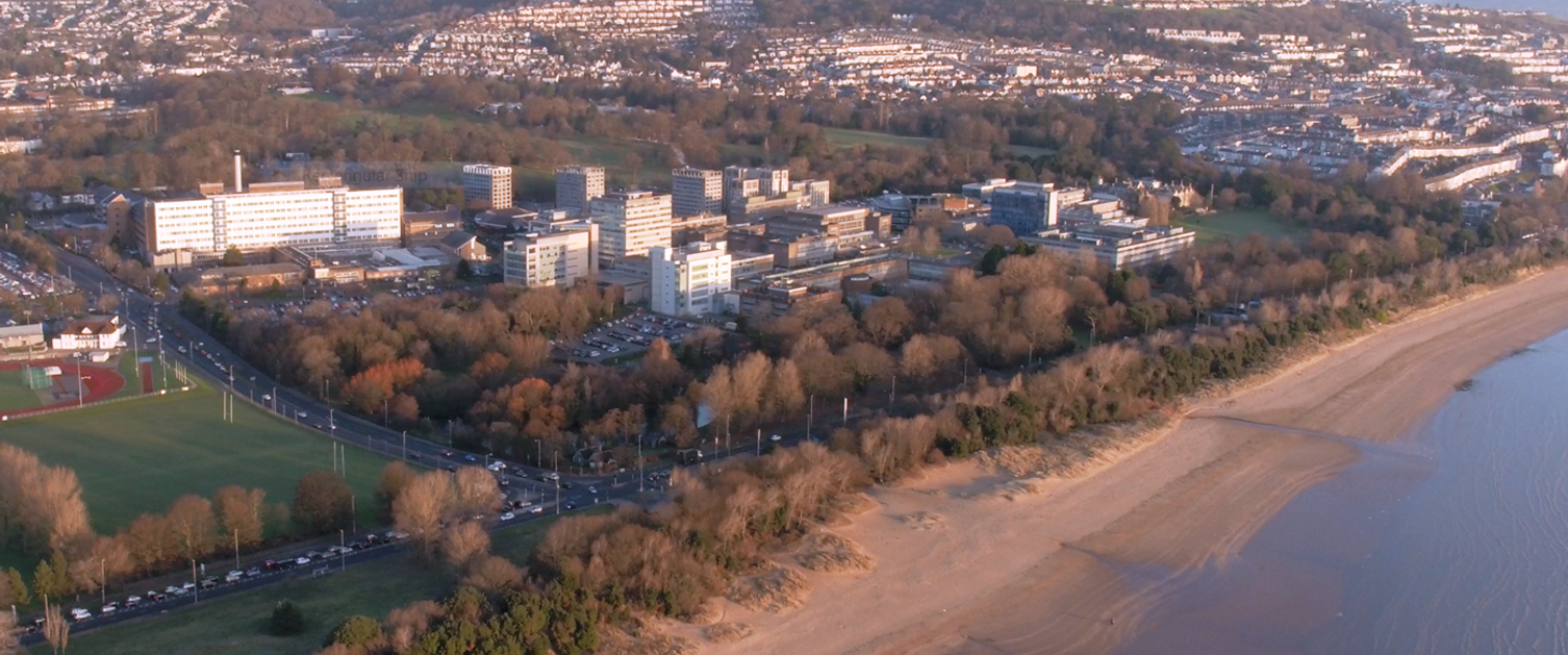 Aerial shot of Singleton Hospital