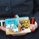 A close up of the Lego model