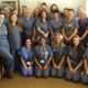 Image shows a large group of midwives.
