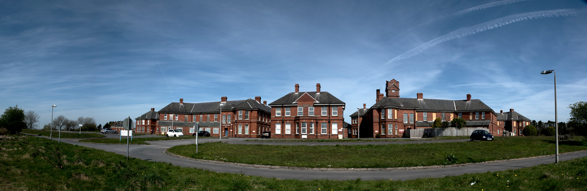 A picture of the disused Cefn Coed Hospital