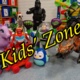 Picture of toys including My Little Pony, Darth Vader, Teenage Mutant Ninja Turtles and Night Garden with the words Kids