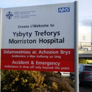 Morriston Hospital sign.jpg
