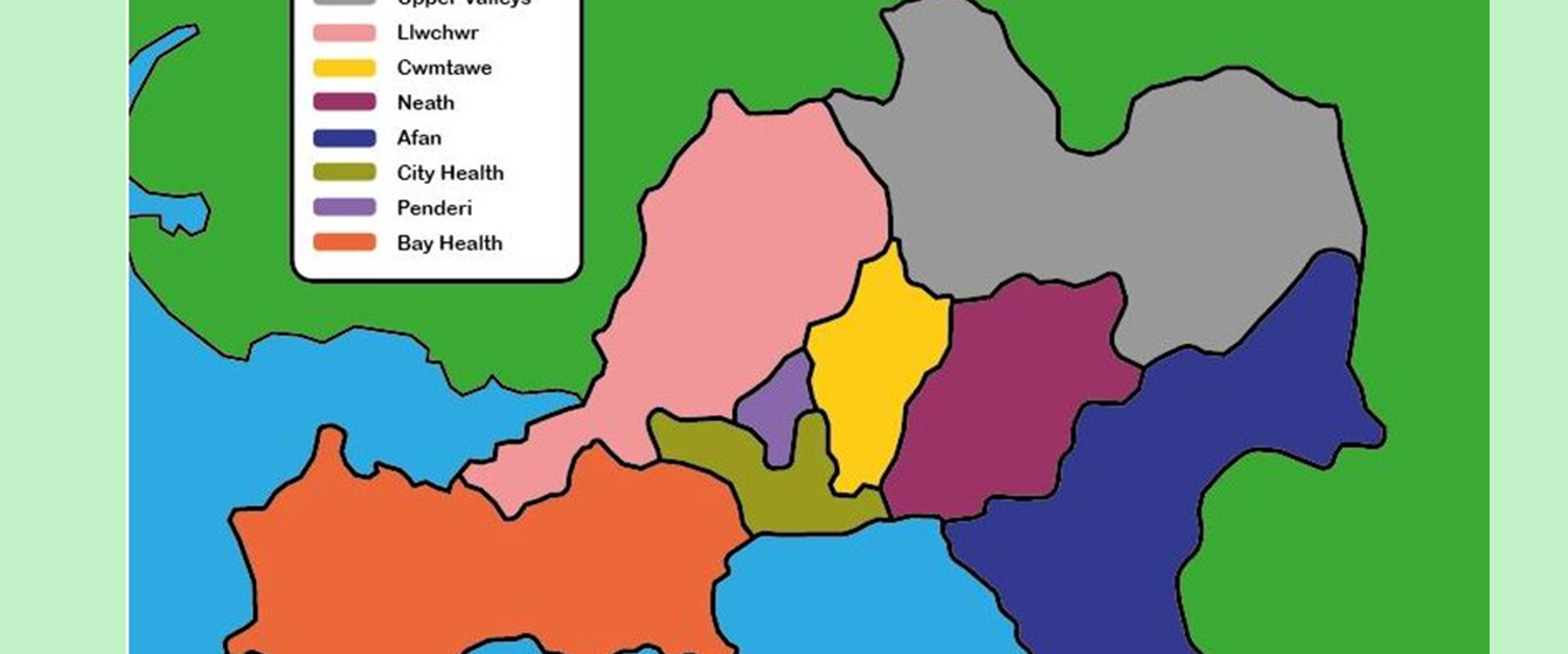 A mapof the clusters