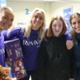 Image shows three women and a child