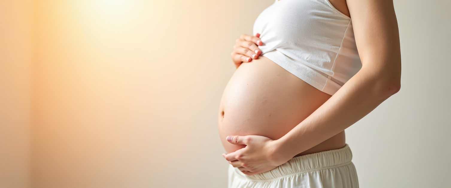 A picture of a pregnant woman