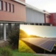 Image of Morriston Hospital and solar panels