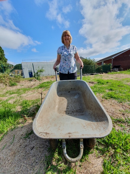 Gardener Linda Martin