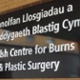 Image shows a hospital sign