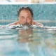 A picture of a man in a swimming pool