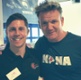 Image shows Andrew Jones and Gordon Ramsay.