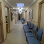An interior image of the Orthoptics room at Singleton Hospital