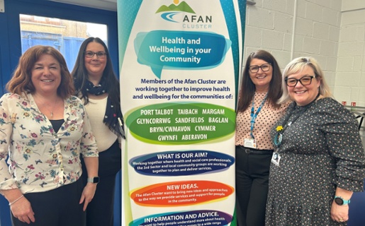 Members of the cluster at the event