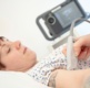 A patient having an ultrasound scan.