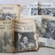 A selection of old newspapers