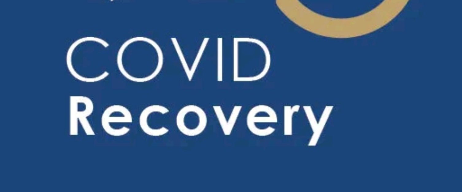 A logo for the NHS Covid recovery app