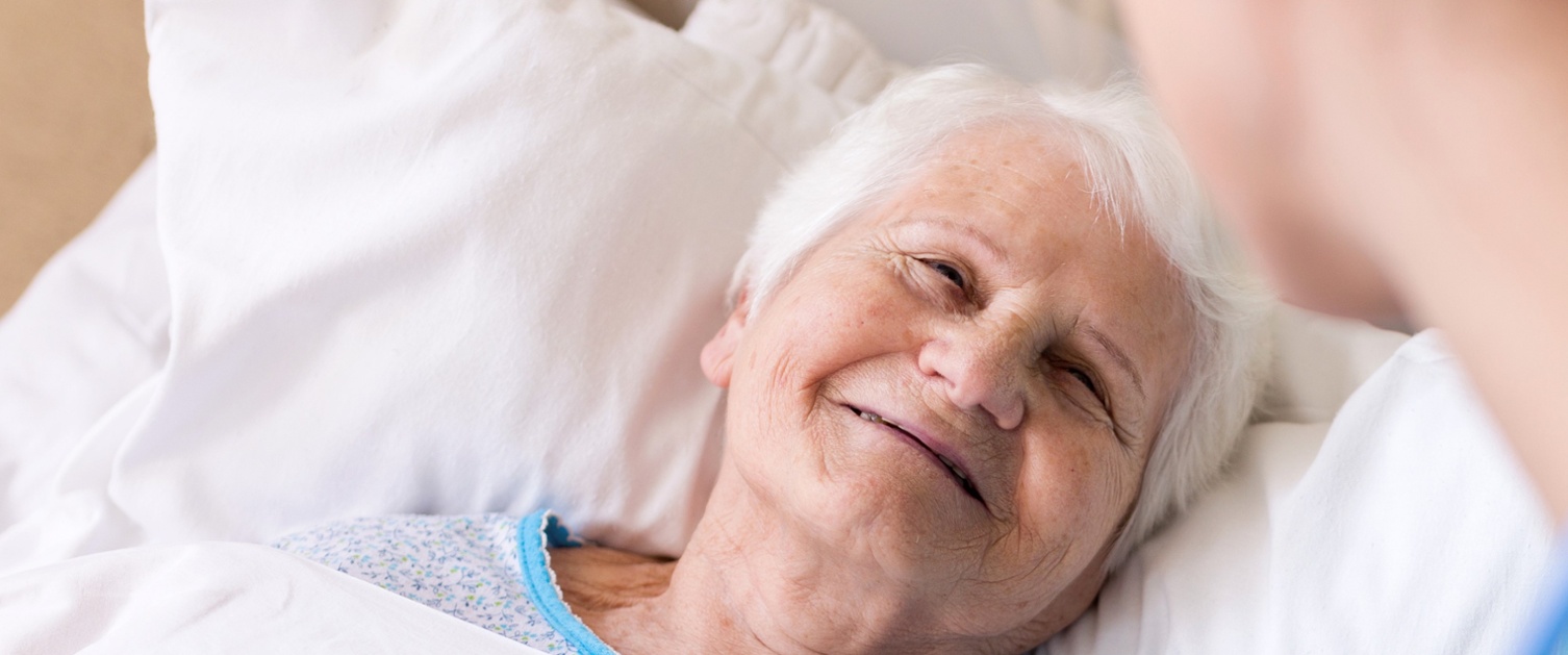 a picture of a smiling patient