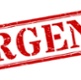 A picture of the word urgent