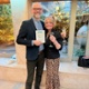 Johan and Jayne with award