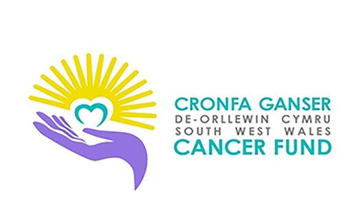 Image shows the South West Wales Cancer Charity logo