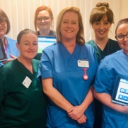 Mobilisation project - nurses with ipads