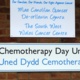 A sign that says Chemotherapy Day Unit