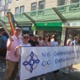 Image shows people during a Pride march