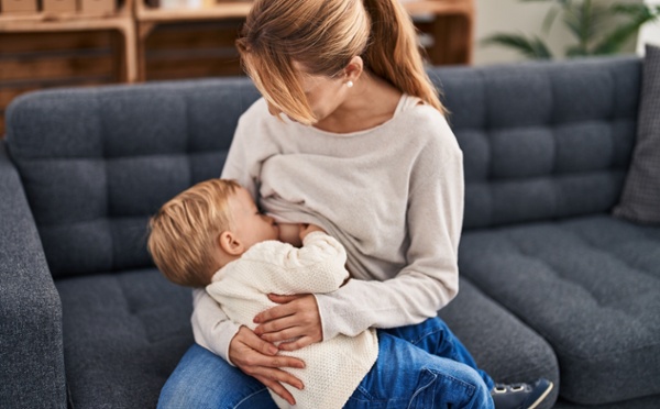 a picture of a mother breastfeeding