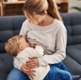 a picture of a mother breastfeeding