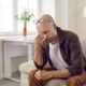a picture of a tired man