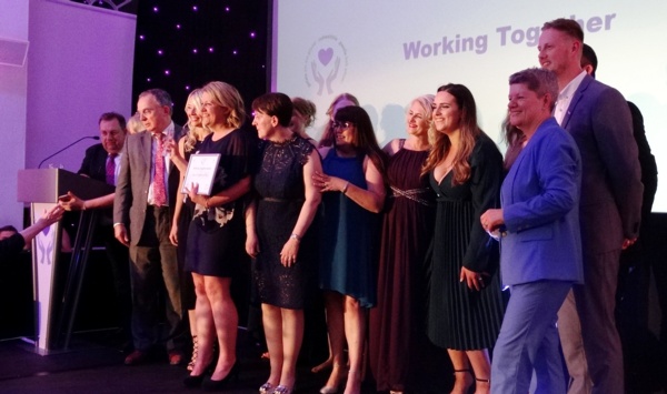 The Neuro Rehab Team received the Working Together Award