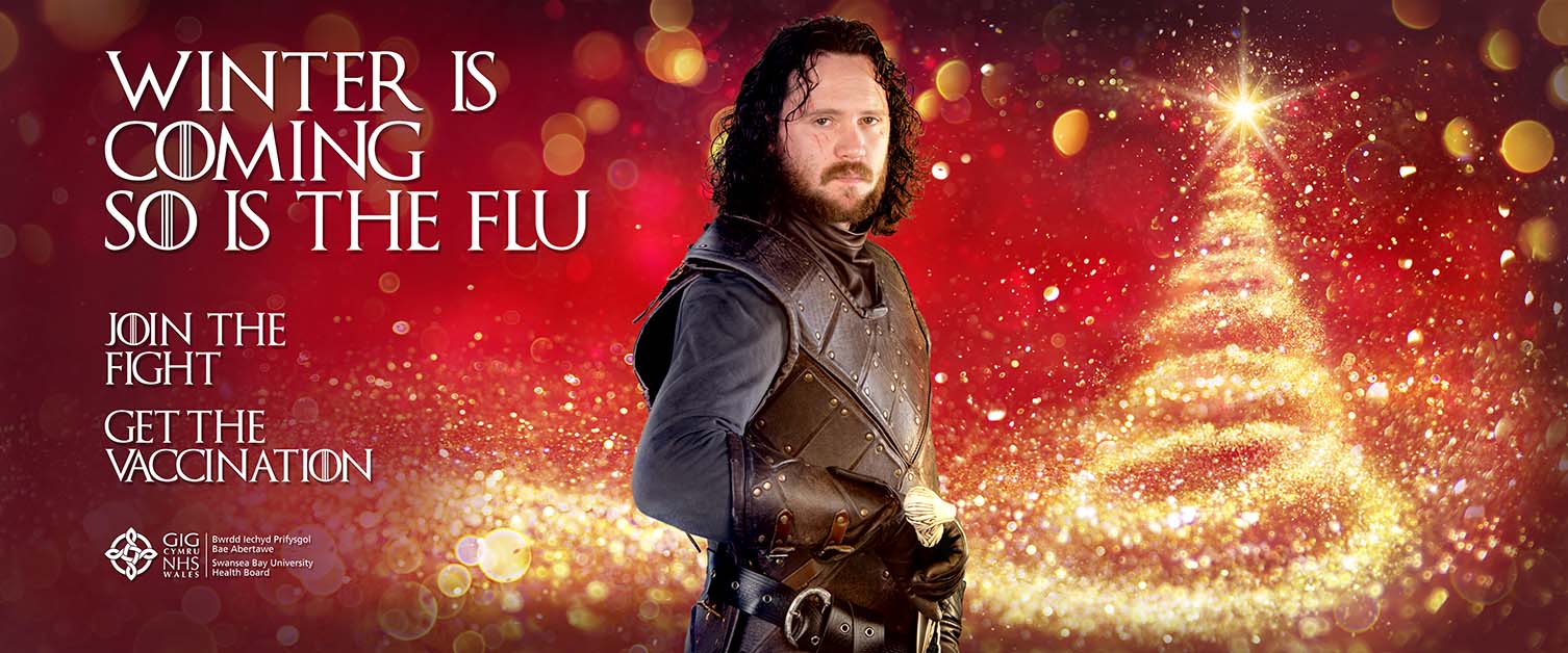 Winter is coming so is the flu! Swansea Bay University Health Board