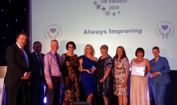 Gorseinon Hospital staff received the Always Improving award