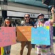 Image shows people during a Pride march