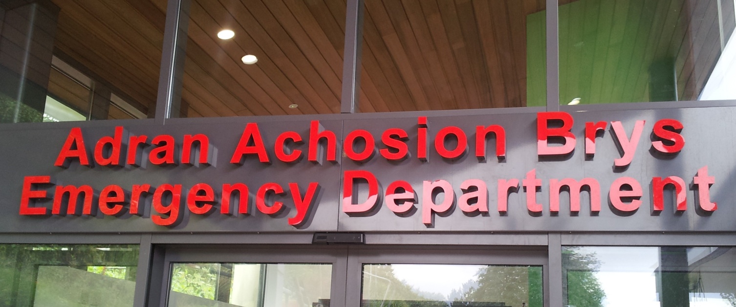 Emergency Department sign