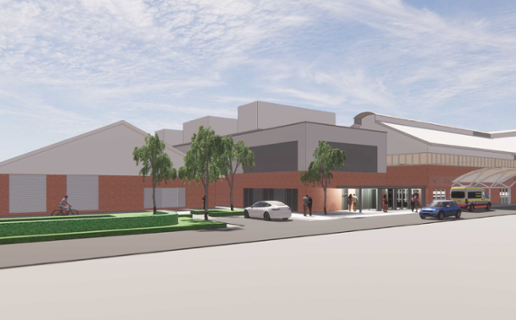 An artist's impression of the new NPT Hospital theatres.