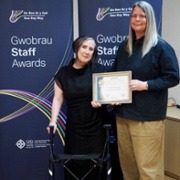 Lego model Maura Walsh award