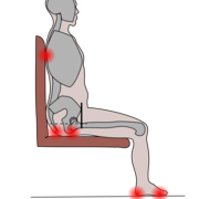 Pressure ulcer sitting up