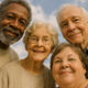 A group of elderly people