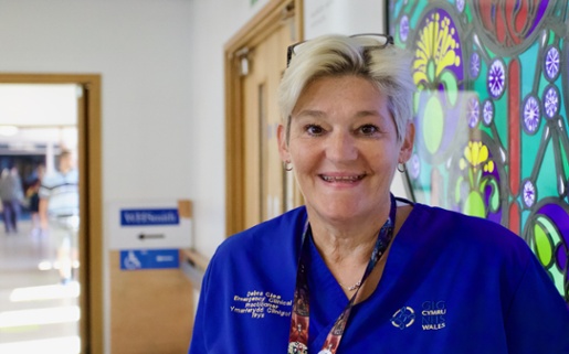 A head and shoulders image of nurse Debra Clee who is smiling.