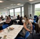 Images show nurses at a celebratory event
